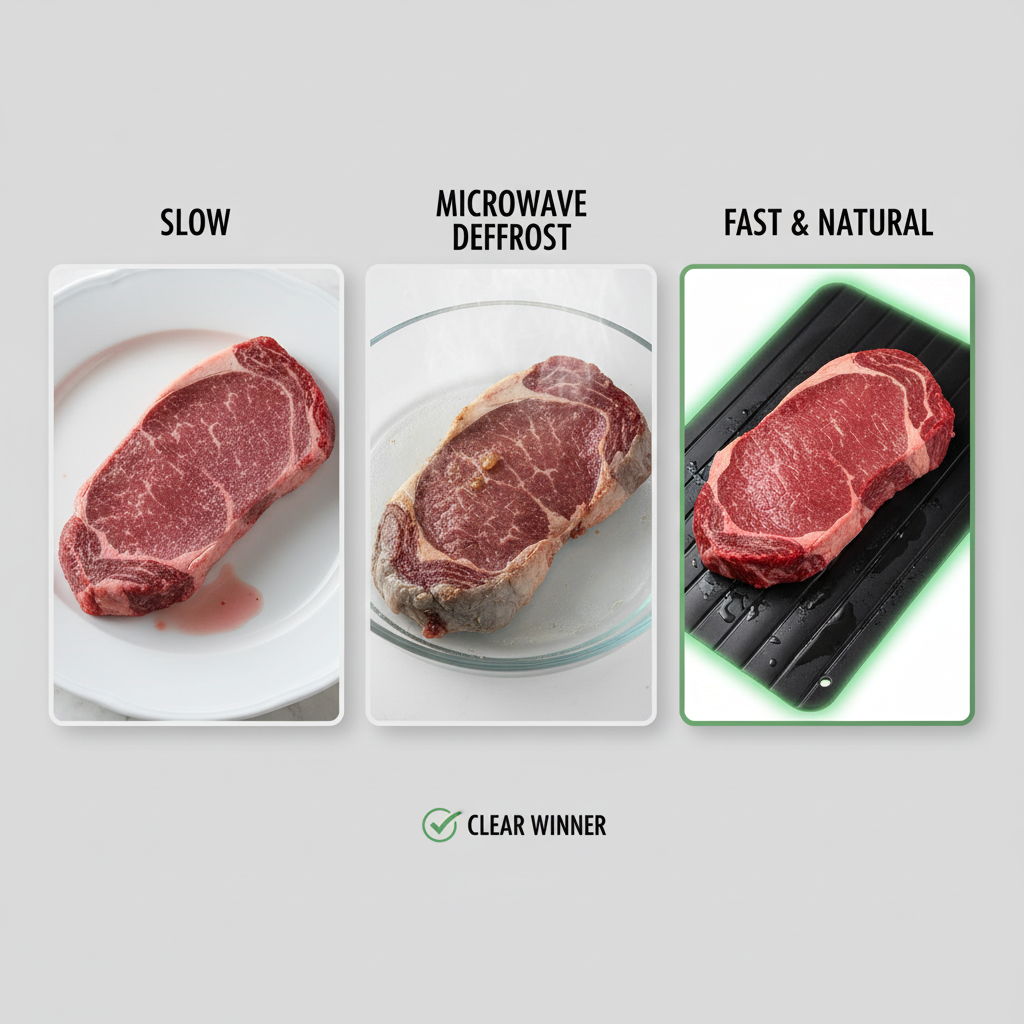 Comparison of all defrosting methods